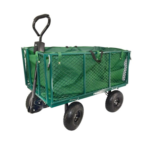 AWTOOLS WÓZEK OGRODOWY TRANSPORTOWY WYSOKI Z POKROWCEM 300kg - 3004319