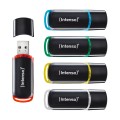Intenso 3511595 pamięć USB 64 GB USB Typu-A 2.0 Czarny, Czerwony, Zielony, Przezroczysty, Żółty, Niebieski - 3038230