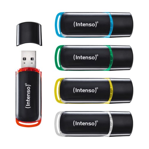 Intenso 3511595 pamięć USB 64 GB USB Typu-A 2.0 Czarny, Czerwony, Zielony, Przezroczysty, Żółty, Niebieski - 3038230
