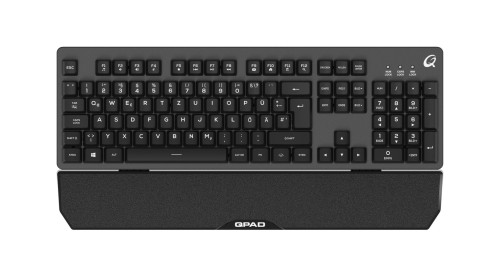 QPAD MK-40 klawiatura Gaming USB QWERTZ Niemiecki Czarny - 3038439