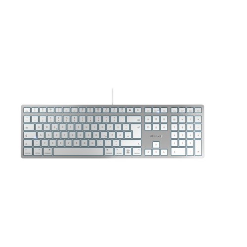 CHERRY KC 6000C FOR MAC klawiatura Uniwersalne USB QWERTZ Niemiecki Srebrny - 3038450