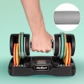 REBEL ACTIVE HANTLE ŻELIWNE REGULOWANE AUTOMATYCZNIE, ZESTAW 2X10 KG, SKOK CO 1KG RBA2335 - 3025585