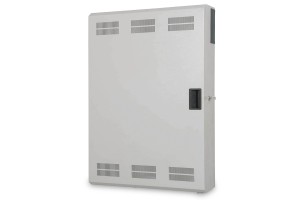 Digitus Szafa sieciowa wisząca SLIM 19" 3U rack 600x200, drzwi pełne, szary, niedzielona, złożona, 100kg