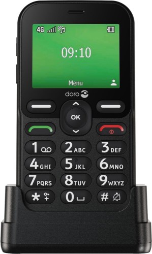 Doro Leva E10 6,1 cm (2.4") 118,9 g Czarny Telefon dla seniora - 3040475