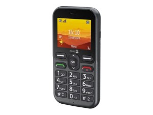 Doro Leva L10 6,1 cm (2.4") 120,7 g Czarny Telefon funkcjonalny