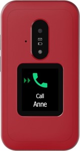 Doro Leva E30 7,11 cm (2.8") 142,7 g Czerwony, Biały Telefon funkcjonalny