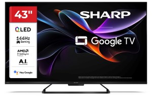 Telewizor SHARP 43HR7265E QLED 43" 4K Ultra HD Google TV Dolby Digital Plus DVB-T2 Czarny