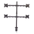 Lindy 40659 uchwyt / stojak do monitorów 71,1 cm (28") Biurko Czarny - 3042462