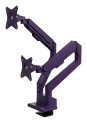Arozzi AZ-ALZARE-NEO-DUO-PP uchwyt / stojak do monitorów 81,3 cm (32") Biurko Fioletowy - 3042465