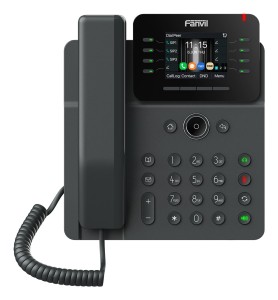 Fanvil V62G telefon VoIP Czarny 12 linii LCD