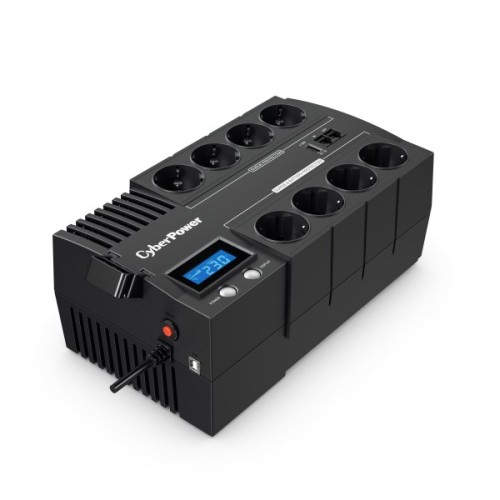 CyberPower BR1000ELCD zasilacz UPS Technologia line-interactive 1 kVA 600 W 8 x gniazdo sieciowe - 3042973