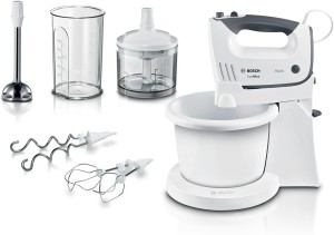 Mikser z misą Bosch ErgoMixx MFQ37490 (750W; biały) (OUTLET)