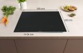 Płyta indukcyjna Gorenje GI6433SRWF InfiniteMatt 60 cm | BridgeArea | LumiSliders | PowerBoost | WiFi ConnectLife | czarny mat - 2969643