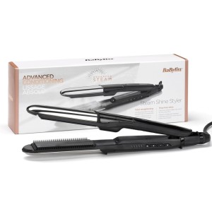 BaByliss Steam Mist Styler Prostownica Para Czarny, Srebrny 2,5 m