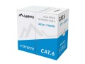 Kabel sieciowy Lanberg LCS6-11CU-0305-S (S/FTP; 305m; kat. 6; kolor szary) - 3033985