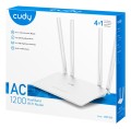 Router CUDY WR1200 LAN 10/100 AC1200 Dual Band WiFi Mesh - 3034135