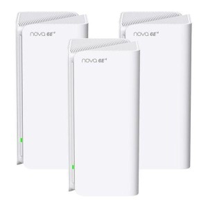 Tenda MX21 Pro(3-pack) Trójpasmowy (2,4 GHz / 5 GHz / 6 GHz) Wi-Fi 6 (802.11ax) Biały Wewnętrzne
