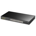 Cudy GS2024S2 łącza sieciowe Zarządzany L2/L3 Gigabit Ethernet (10/100/1000) 1U Czarny - 2312877