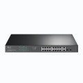 TP-Link TL-SL1218MP przełącznik sieciowy Nie zarządzany Fast Ethernet (10/100) Obsługa PoE Czarny - 2536711