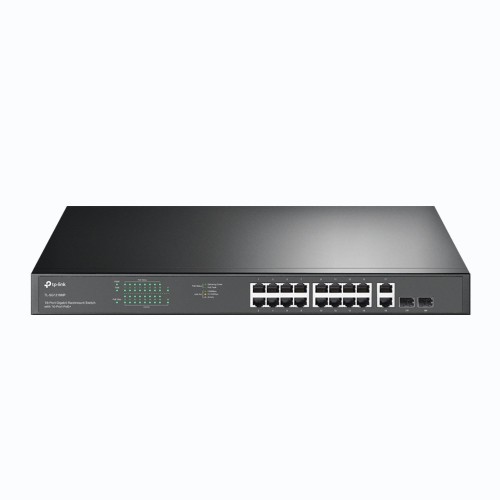 TP-Link TL-SL1218MP przełącznik sieciowy Nie zarządzany Fast Ethernet (10/100) Obsługa PoE Czarny - 1889976