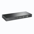 TP-Link TL-SL1218MP przełącznik sieciowy Nie zarządzany Fast Ethernet (10/100) Obsługa PoE Czarny - 2536712