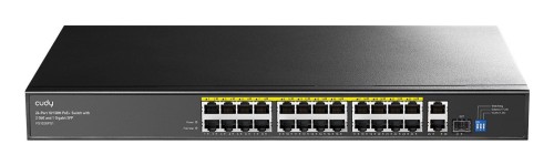 Switch CUDY FS1026PS1 24-Port 10/100M PoE+ 300W 2xGbE 1xSFP - 2212595