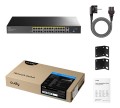Switch CUDY FS1026PS1 24-Port 10/100M PoE+ 300W 2xGbE 1xSFP - 3034474
