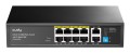 Switch CUDY FS1010PG 8-Port 10/100M PoE+ 120W 2xGbE Uplink - 3034539