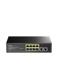 Switch CUDY FS1010PG 8-Port 10/100M PoE+ 120W 2xGbE Uplink - 1741998