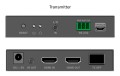 Przedłużacz światłowodowy HDMI 4K/60Hz przez IP 1G lub do 40km/300m, HDMI Loop-Out, sterowanie IR - zestaw - 2804798
