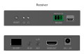 Przedłużacz światłowodowy HDMI 4K/60Hz przez IP 1G lub do 40km/300m, HDMI Loop-Out, sterowanie IR - zestaw - 3035097