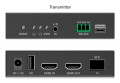 Przedłużacz (extender) światłowodowy HDMI 4K/60Hz z KVM USB 1.1 przez IP 1G, do 40km/300m, max. 253 odbiorniki, HDMI Loop-Out, Audio - zestaw - 2804846