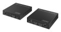Przedłużacz (extender) światłowodowy HDMI 4K/60Hz z KVM USB 1.1 przez IP 1G, do 40km/300m, max. 253 odbiorniki, HDMI Loop-Out, Audio - zestaw - 3019805