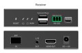 Przedłużacz (extender) światłowodowy HDMI 4K/60Hz z KVM USB 1.1 przez IP 1G, do 40km/300m, max. 253 odbiorniki, HDMI Loop-Out, Audio - zestaw - 2894063