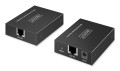 Przedłużacz (extender) po skrętce kat.6 USB 2.0 do 150m, 4x USB-A do 480 Mbps, 1x RJ45 (Gigabit Ethernet) - zestaw (odbiornik/nadajnik) - 3019823