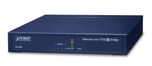 Konwenter PLANET VC-234 VDSL2 1xRJ-11, 4xRJ-45, 30A