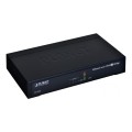 Planet VC-234 łącza sieciowe Zarządzany Fast Ethernet (10/100) Czarny 1U - 1861559