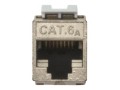 Moduł (gniazdo) keystone RJ45 (8P8C) kat.6A, STP,ekranowany, beznarzędziowy, stalowy, 24szt - 2446357