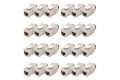 Moduł (gniazdo) keystone RJ45 (8P8C) kat.6A, STP,ekranowany, beznarzędziowy, stalowy, 24szt - 2004229