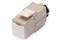 Moduł (gniazdo) keystone RJ45 (8P8C) kat.6A, STP,ekranowany, beznarzędziowy, stalowy, 24szt - 2446352