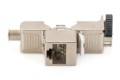 Moduł (gniazdo) keystone RJ45 (8P8C) kat.6A, STP,ekranowany, beznarzędziowy, stalowy, 24szt - 2928346