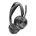 Zestaw słuchawkowy POLY Voyager Focus 2 USB-C-C z przejściówką USB-C/A i podst. ładującą - 2249798