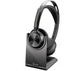 Zestaw słuchawkowy POLY Voyager Focus 2 USB-C-C z przejściówką USB-C/A i podst. ładującą - 2537329