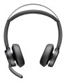 Zestaw słuchawkowy POLY Voyager Focus 2 USB-C-C z przejściówką USB-C/A i podst. ładującą - 2796755