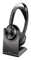 Zestaw słuchawkowy POLY Voyager Focus 2 USB-C-C z przejściówką USB-C/A i podst. ładującą - 2824882