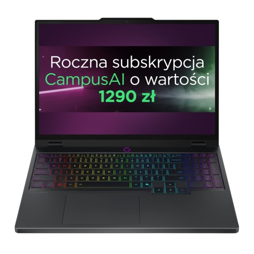 Lenovo Legion 5 15IRX10 i7-13650HX 15.1" WQXGA OLED 500nits 165Hz Glossy 16GB DDR5 4800 SSD1TB GeForce RTX 5060 8GB Cam 5MP 80Wh NoOS Eclipse Black - 2789591