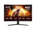 MONITOR AOC LED 31,5" CQ32G4VE Fast VA QHD 180Hz - 2963300