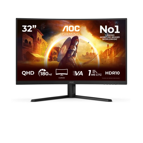 MONITOR AOC LED 31,5" CQ32G4VE Fast VA QHD 180Hz - 2650261