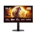 AOC G4 Q27G4ZDR monitor komputerowy 67,3 cm (26.5") 2560 x 1440 px Quad HD QD-OLED Czarny, Czerwony - 3010170