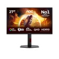 AOC G4 Q27G4ZDR monitor komputerowy 67,3 cm (26.5") 2560 x 1440 px Quad HD QD-OLED Czarny, Czerwony - 3036396